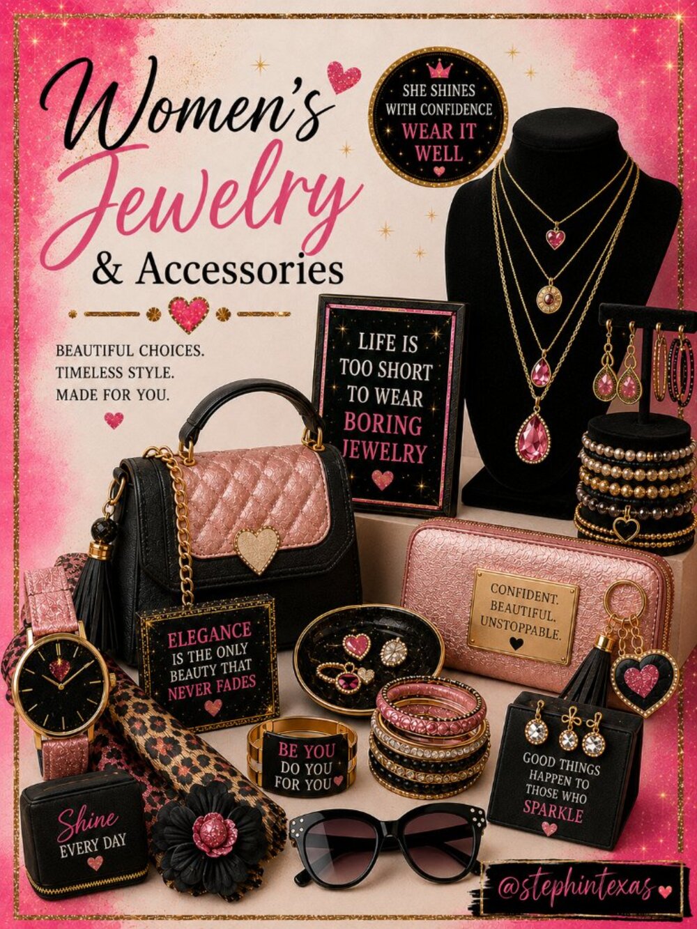 WOMEN'S COSTUME JEWELRY BELTS SUNGLASSES SCARVES HATS GLOVES